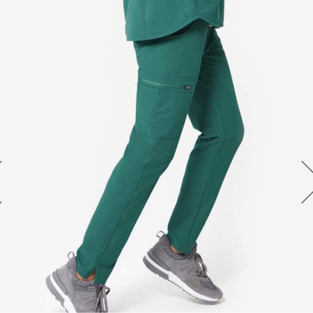 Figs Hunter Green Yola Skinny Pant XSP